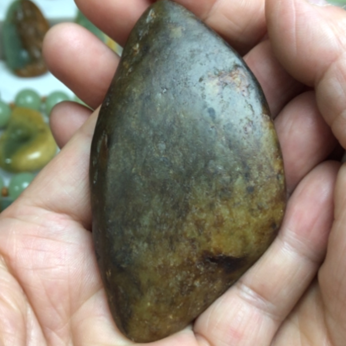 【闪购商品】岫岩河磨玉（透闪石质玉）把件未镶嵌