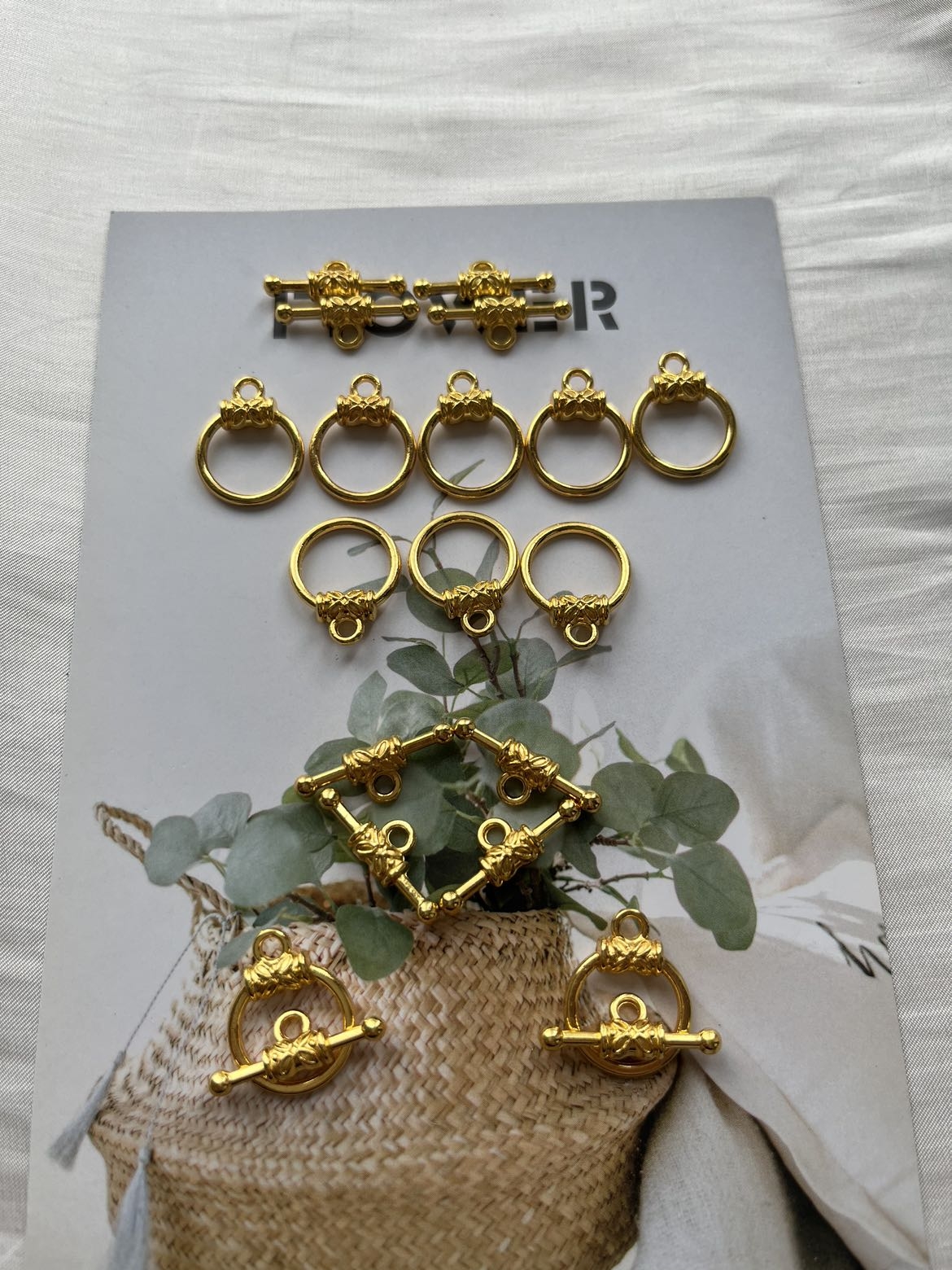 【配件】金色OT扣（每单10个）