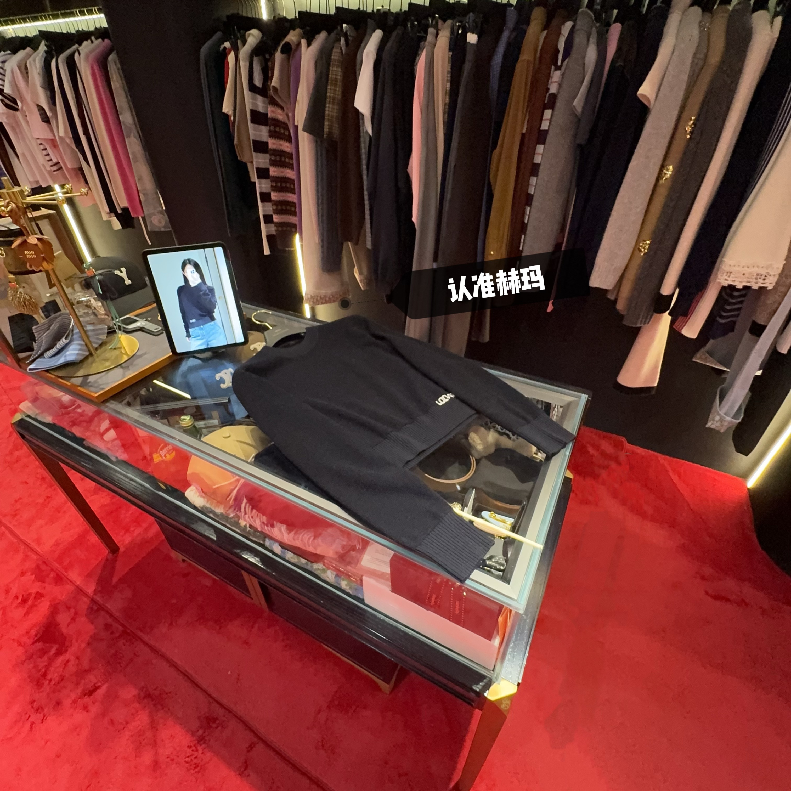 认准赫玛 SS26 EV羊毛手工刺绣毛衣#两色#1767上新