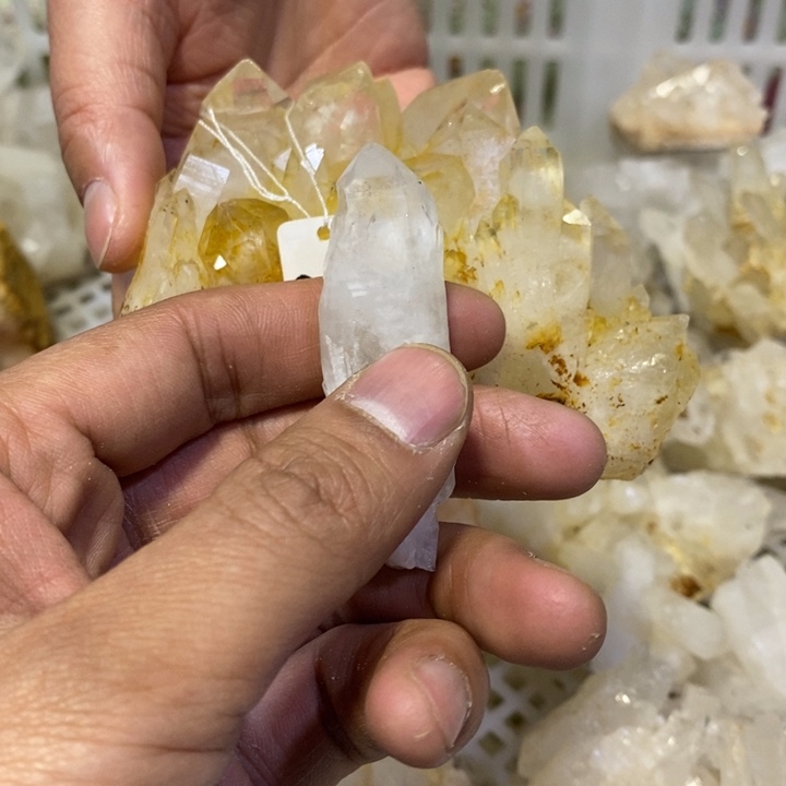 水晶水晶原石摆件未镶嵌l*