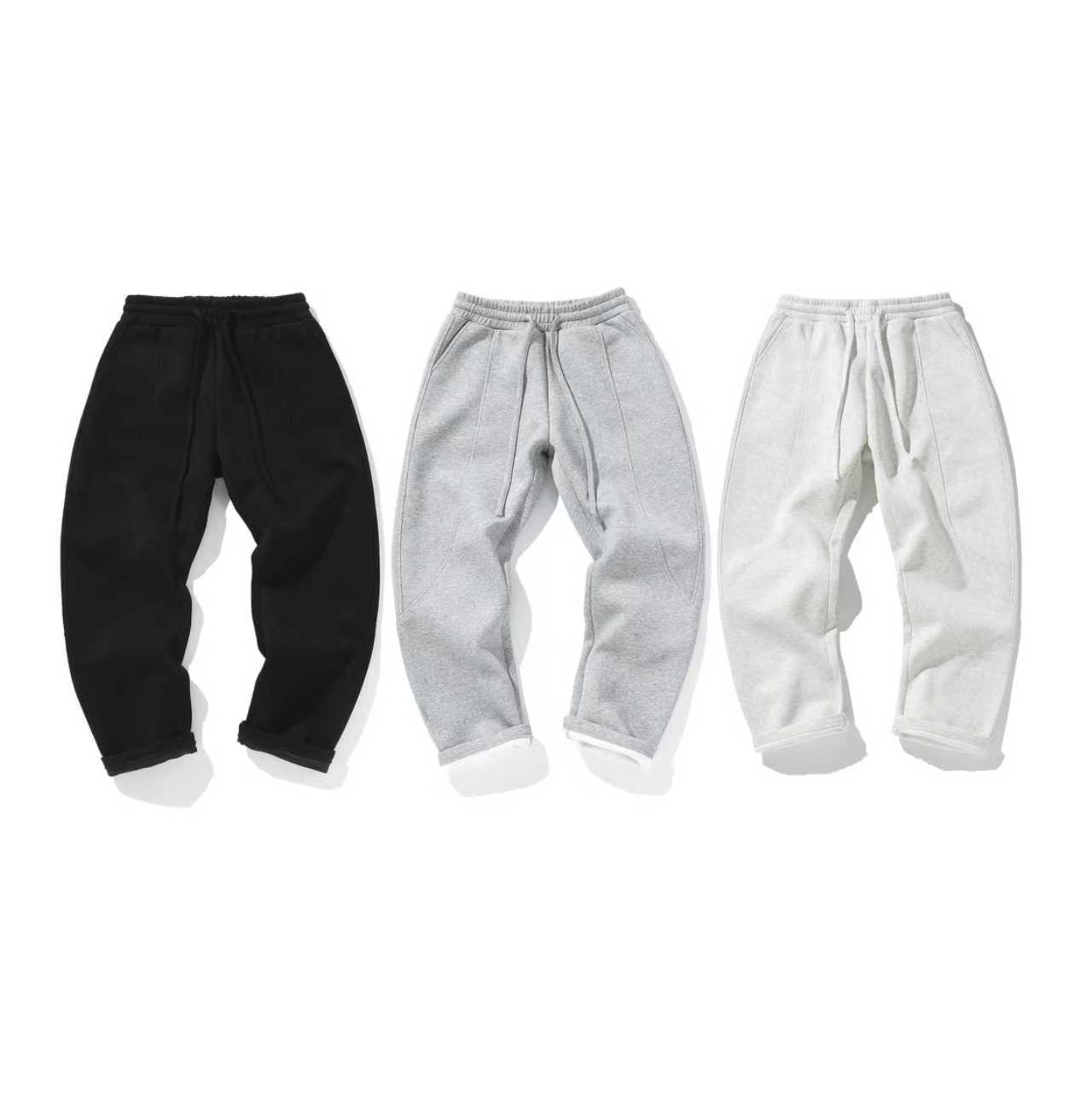 秋冬重磅600G加厚空气棉立体卫裤 6004