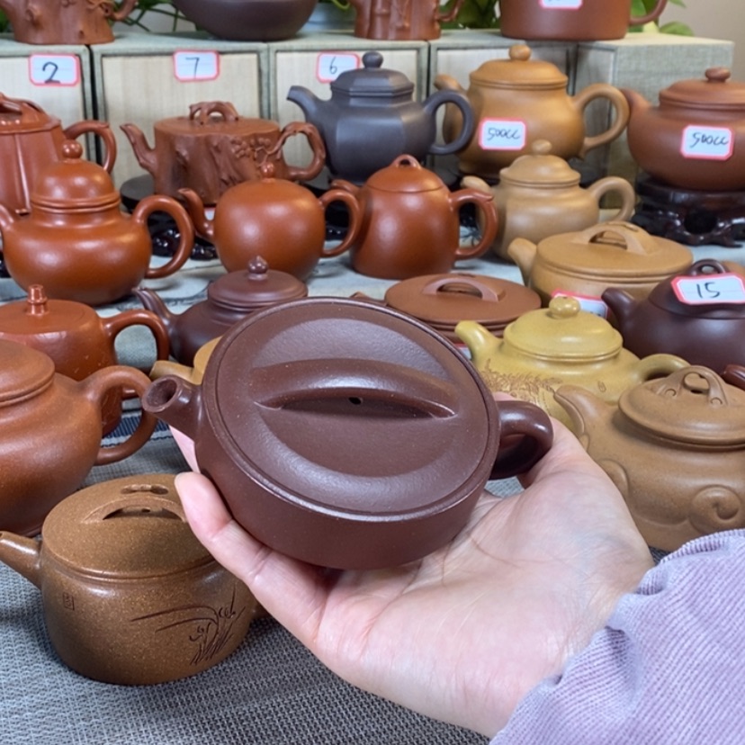 【闪购商品】紫砂茶壶一片瓦120毫升