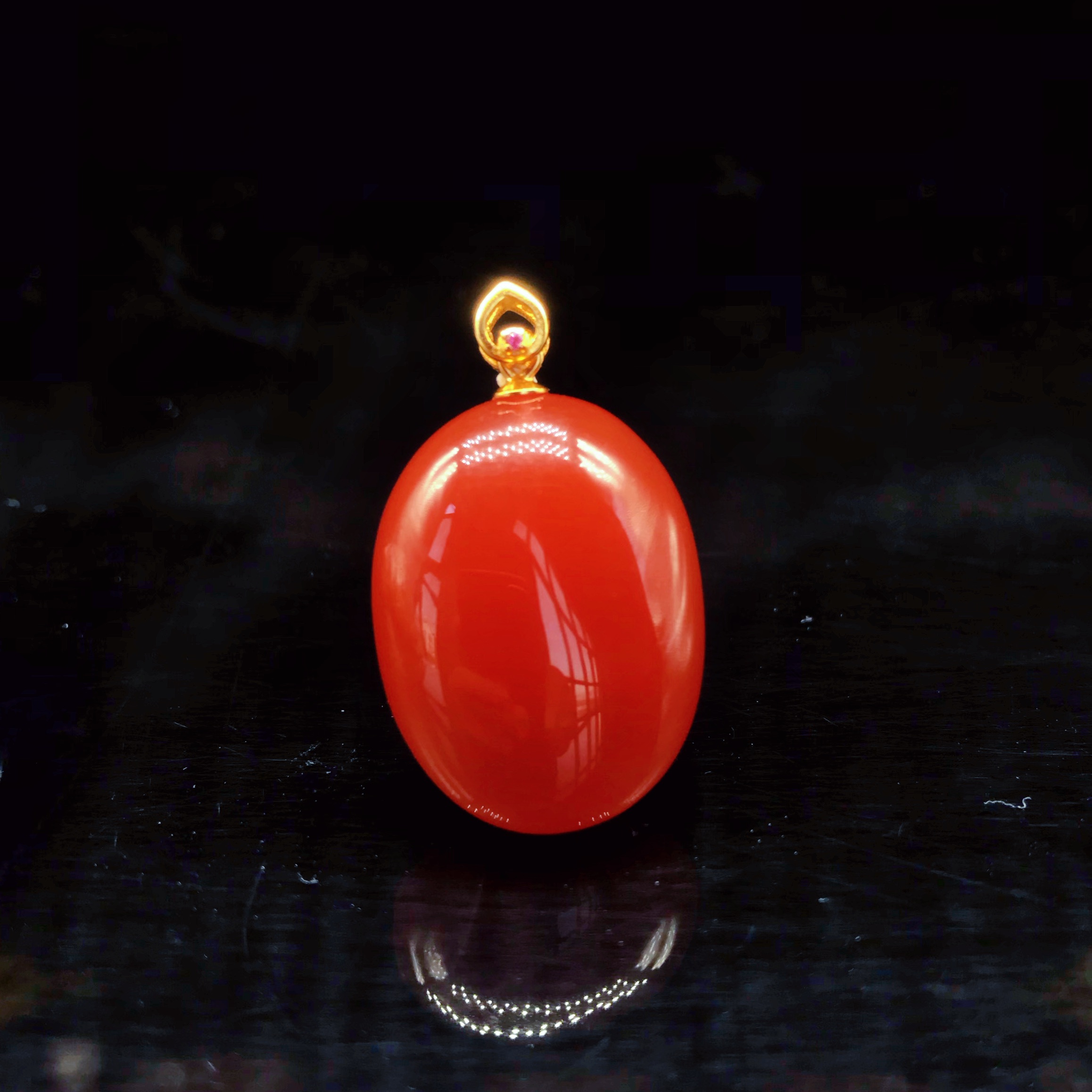 【小雪】南红保山高货精美女神吊坠（不含链）