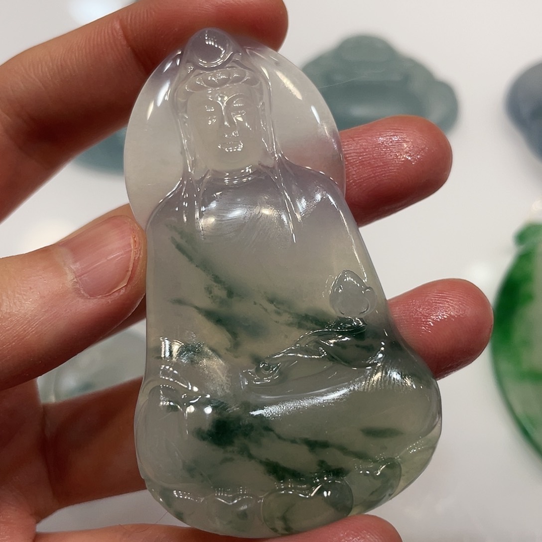 定制翡翠未镶嵌挂件