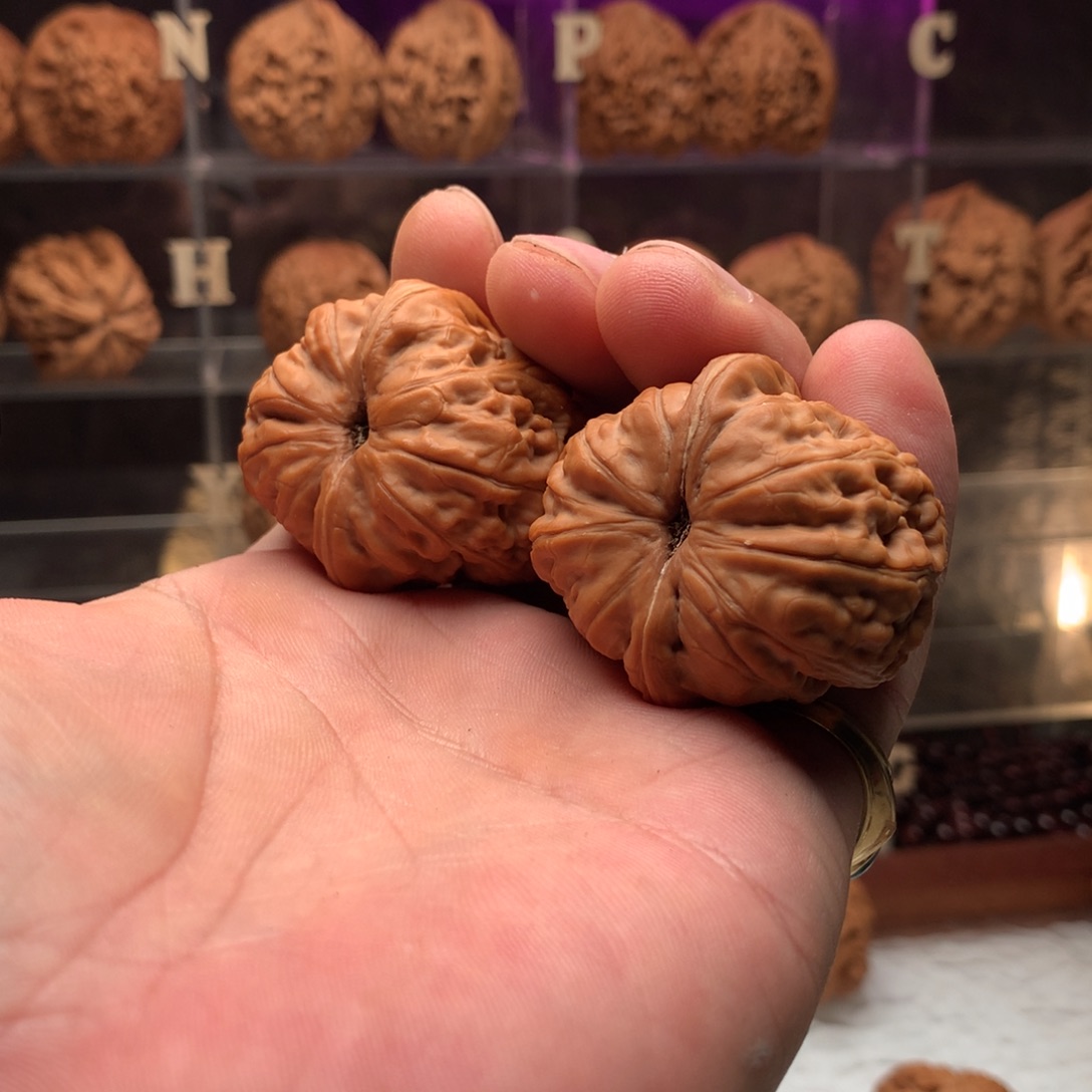 程***程吊坠文玩核桃平谷元宝666888