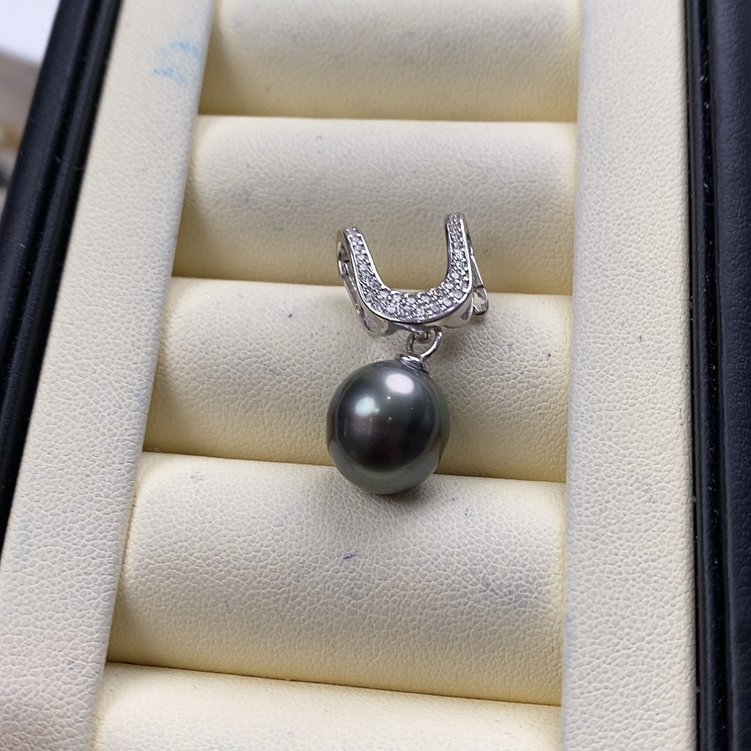 海水珍珠颈饰银S925镶嵌