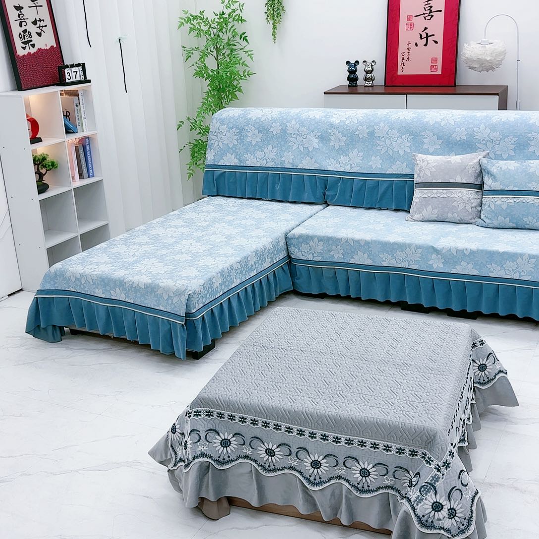 鸣***雨雪尼尔高端雪尼尔沙发垫