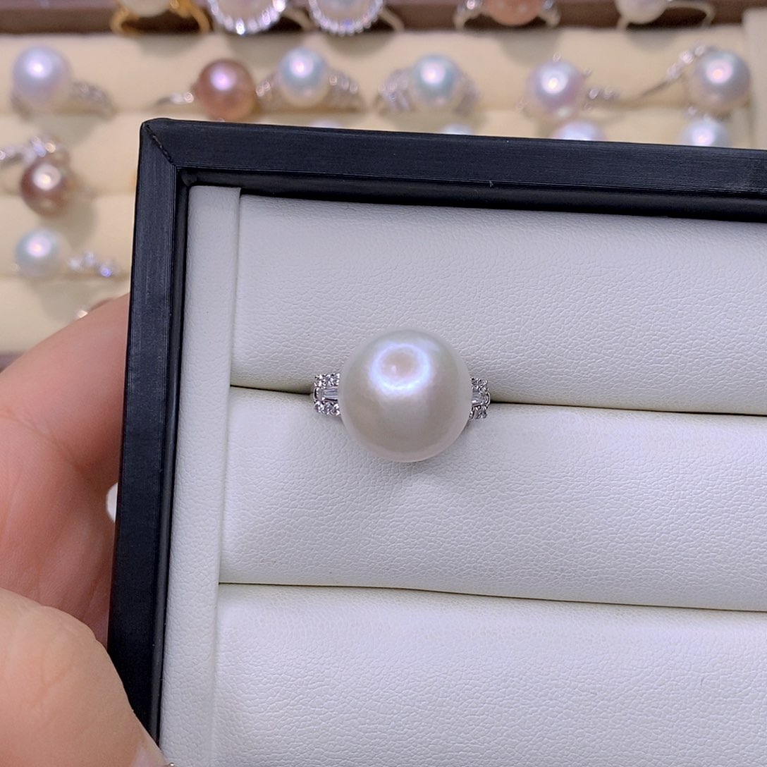 用***0颈饰淡水珍珠银S925镶嵌