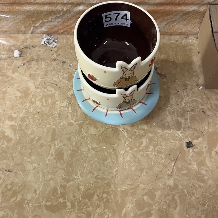塑料陶瓷碗574三个碗