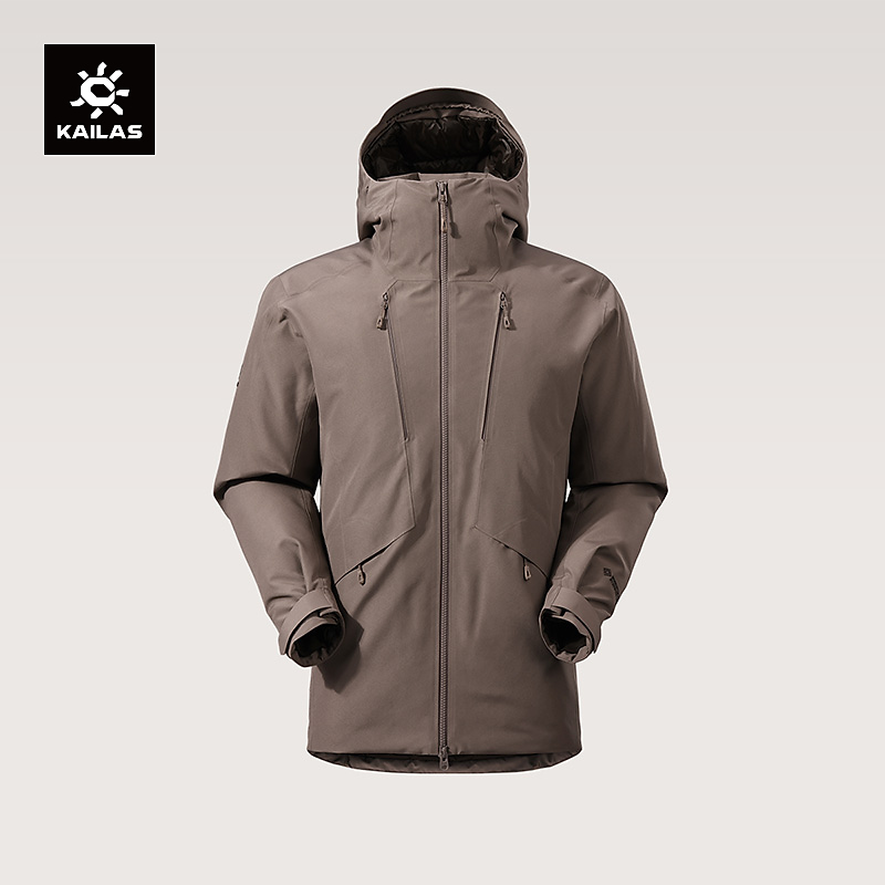 KAILAS凯乐石【800蓬+GTX】品牌尖货羽绒服防风防水防静电户外徒步