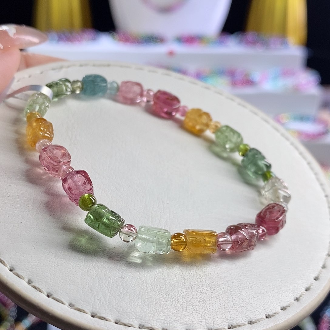 未镶嵌手链碧玺貔貅