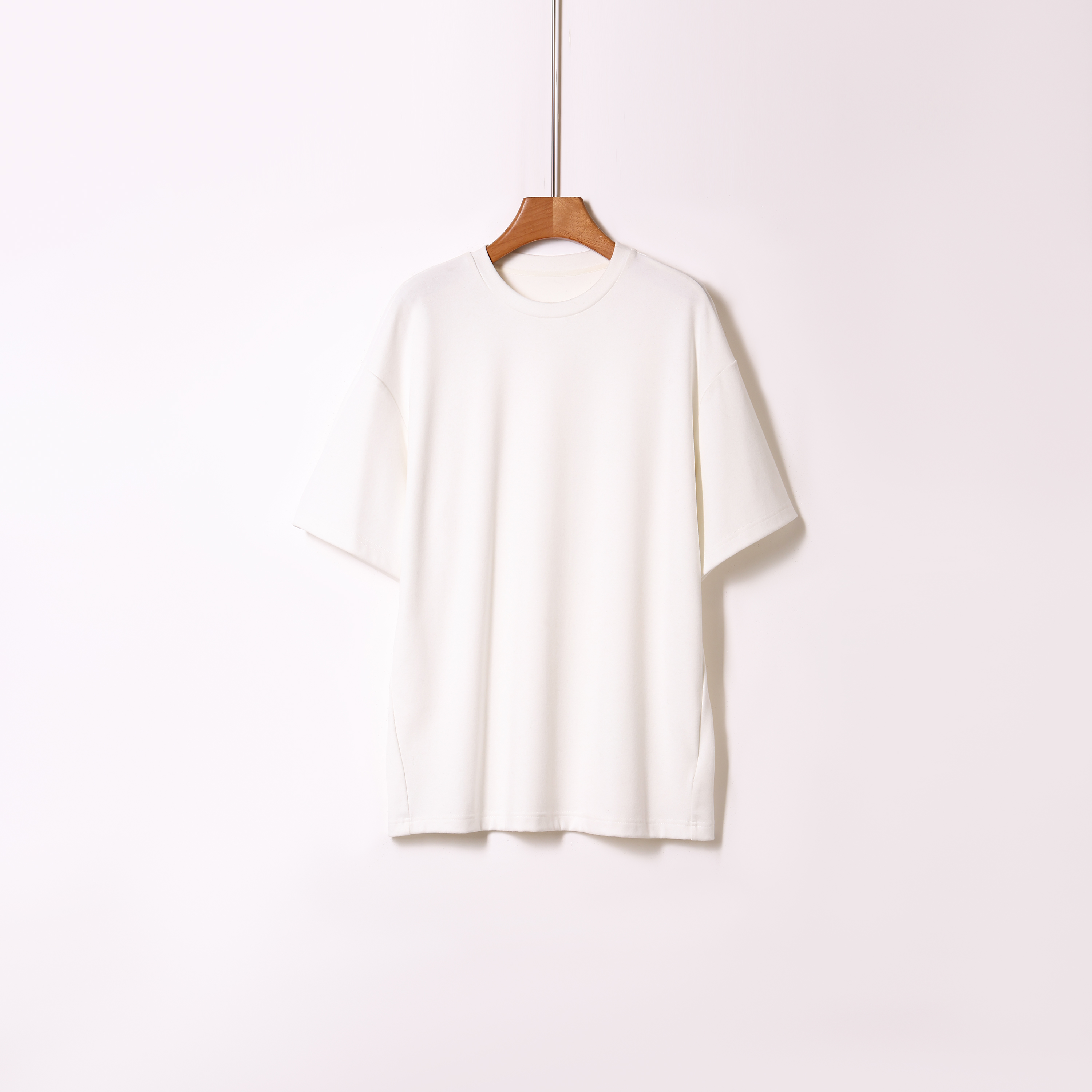 清【灿烂人生】圆领纯色简约休闲短袖T恤BXS8027