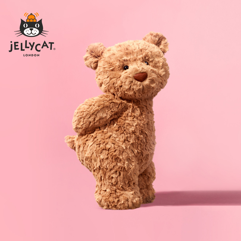 英国Jellycat巴塞罗熊安抚玩偶毛绒小熊泰迪熊七夕生日礼物送礼