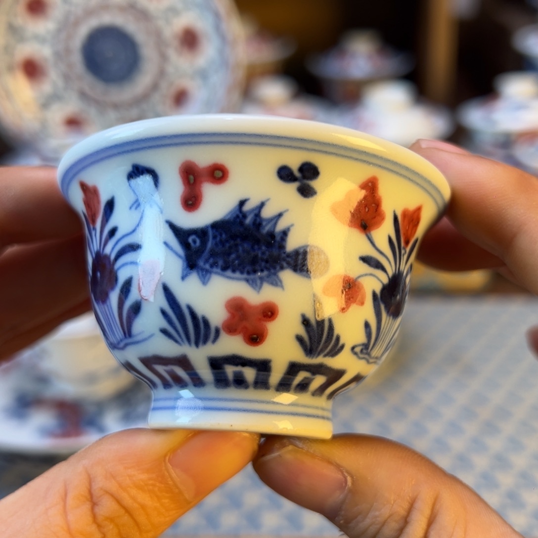 盖碗小景德镇茶器百宝箱