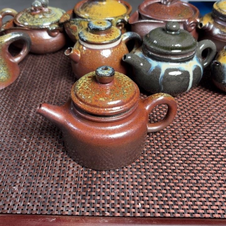 紫砂茶杯中德钟壶