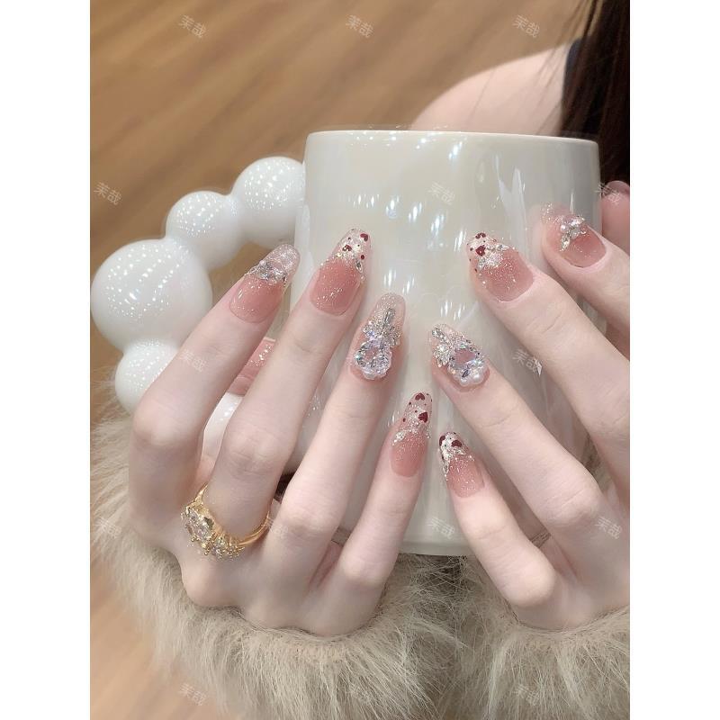 茉哉【星光甜语】纯手工定制拆卸穿戴甲A4513