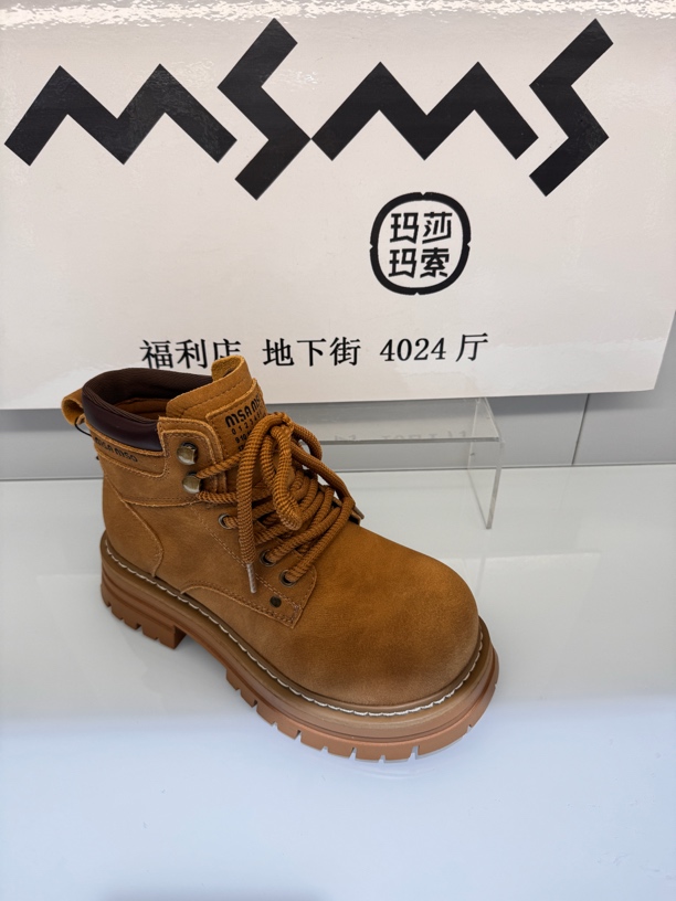 玛莎玛索早秋新款马丁靴16-113
