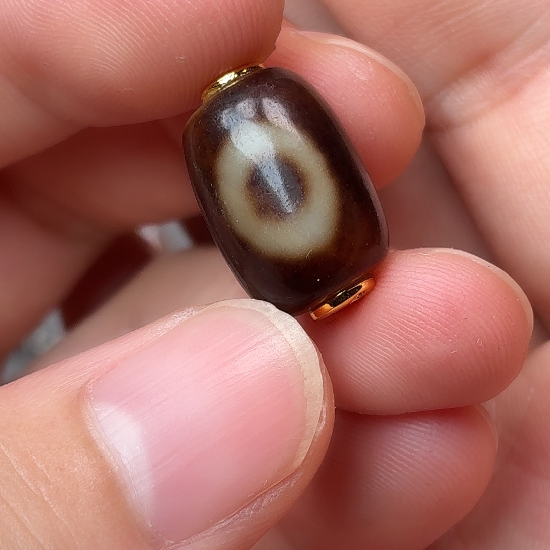 玛瑙/玉髓未镶嵌配饰靠山一眼11.5mm