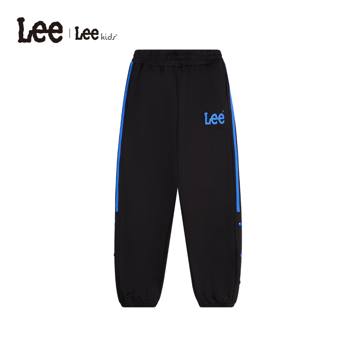 Lee儿童针织休闲裤男童女童拼接色收脚裤简约百搭LK5X2SUB0425