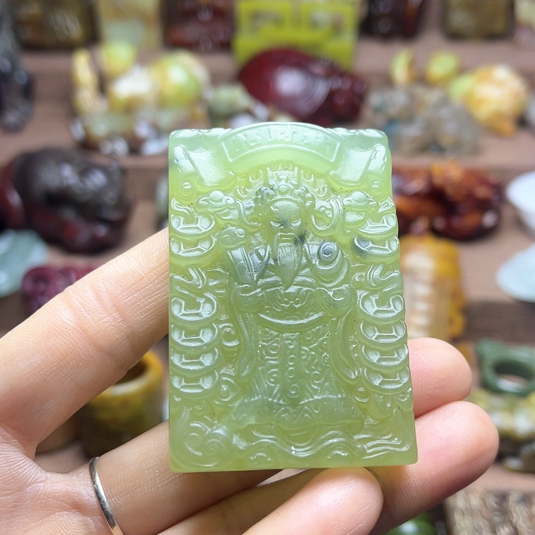 白玉菩提吊坠77。。