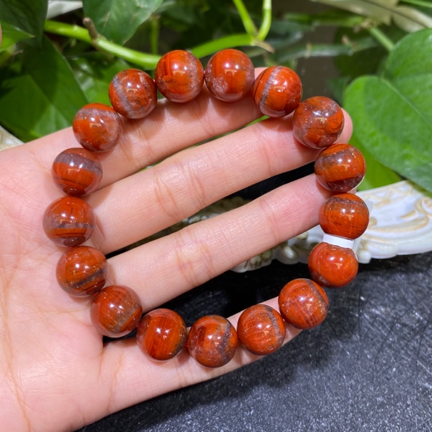 极光二三一线天单圈12mm左右水晶手串