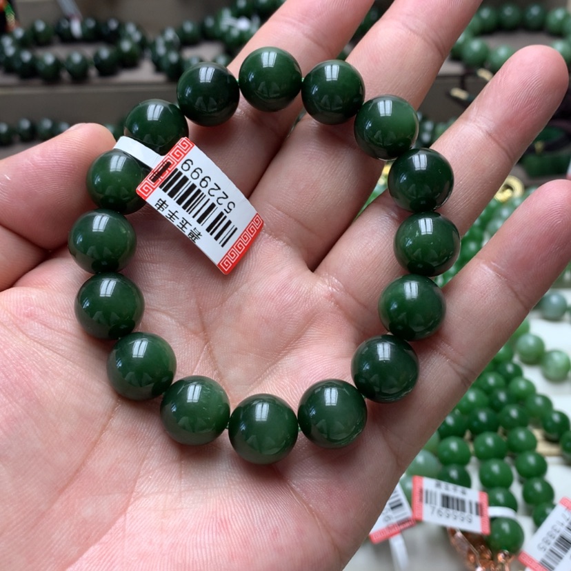 【闪购商品】手串未镶嵌和田玉（碧玉）