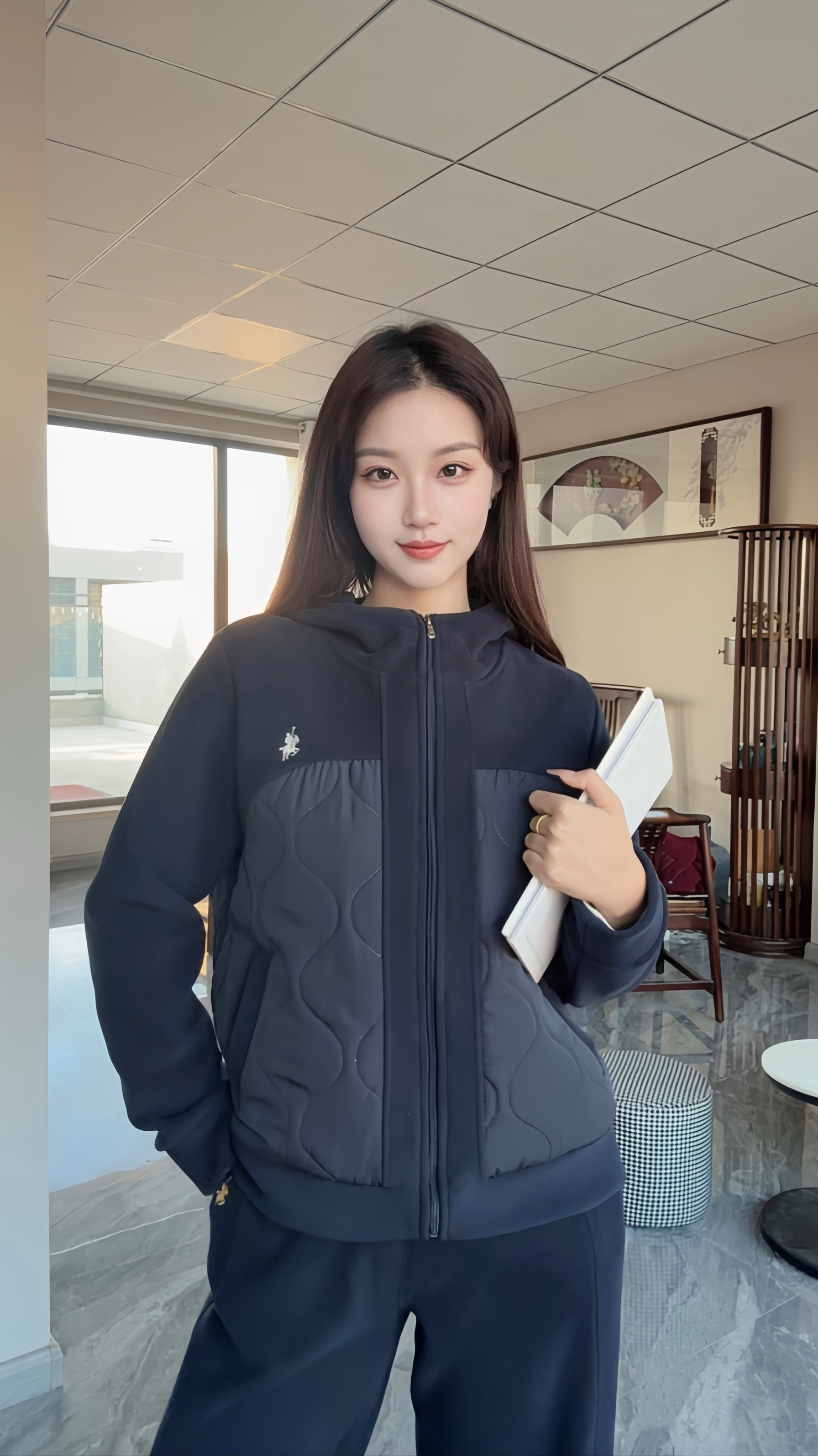 8778棉服女款爆款2025新款连帽加厚冬装棉袄时尚减龄洋气防寒保暖