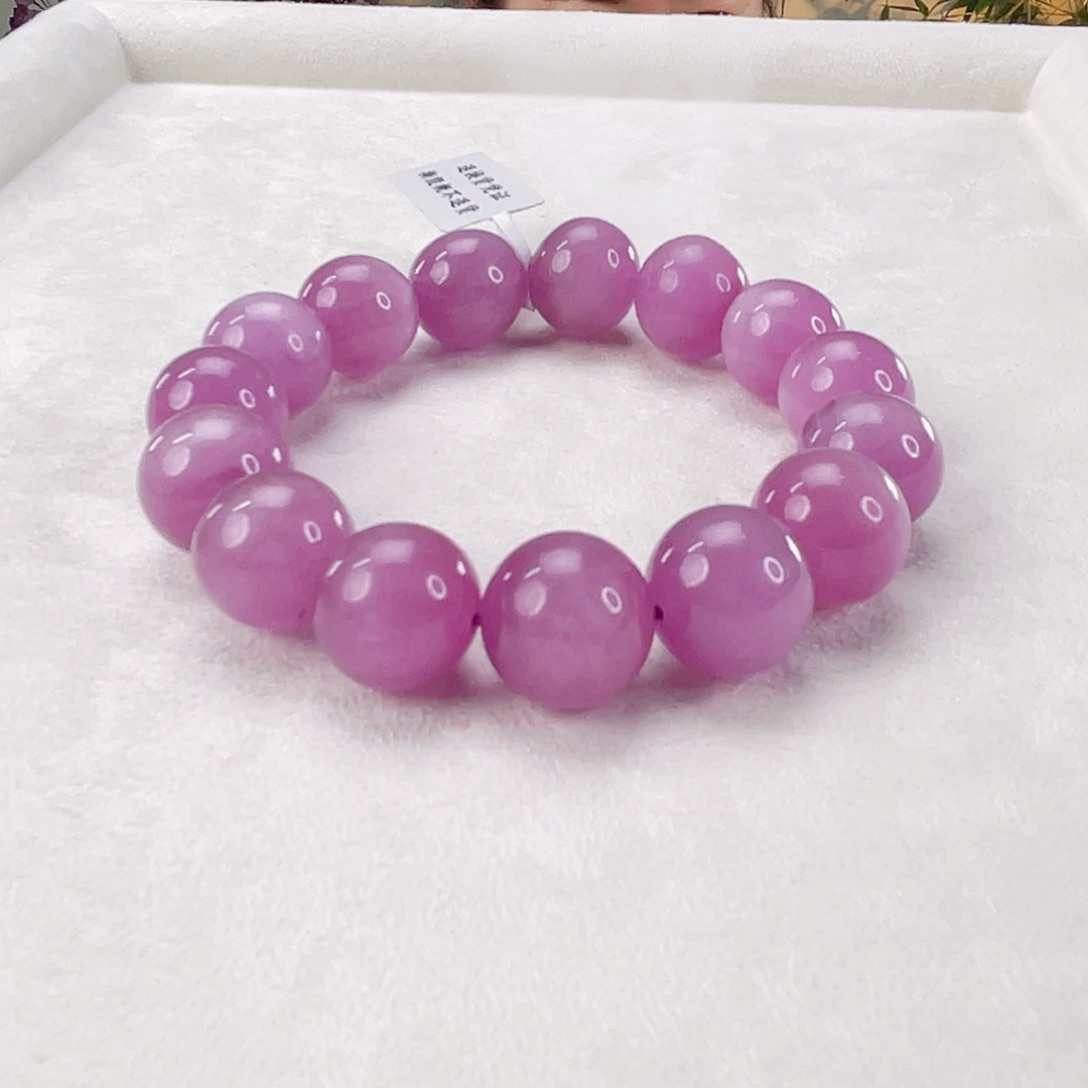 辉石手链未镶嵌紫锂辉13.6