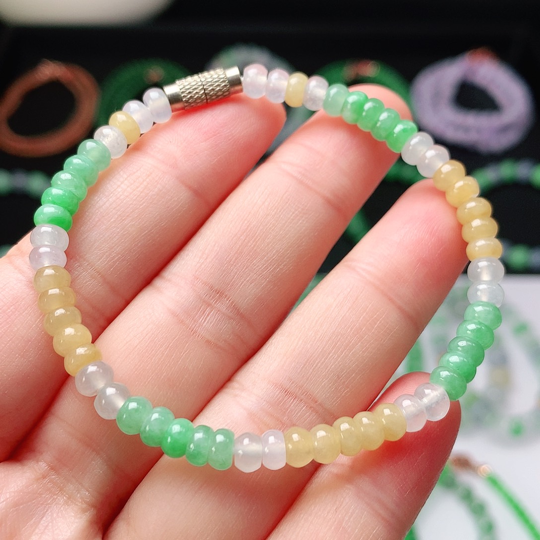 未镶嵌手链翡翠翡翠