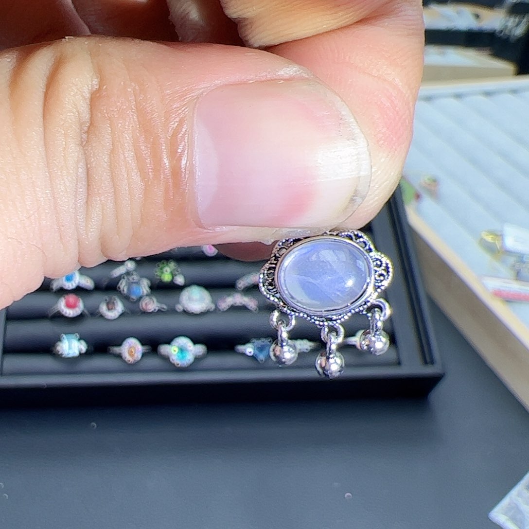 紫晶珠宝半成品银S925镶嵌