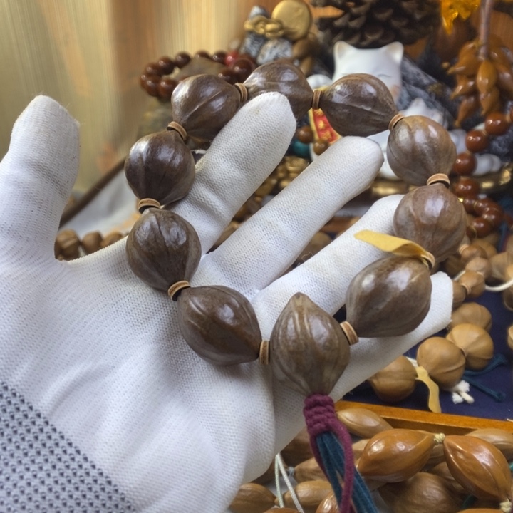 念***旧手串/手链橄榄核21-26紫皮