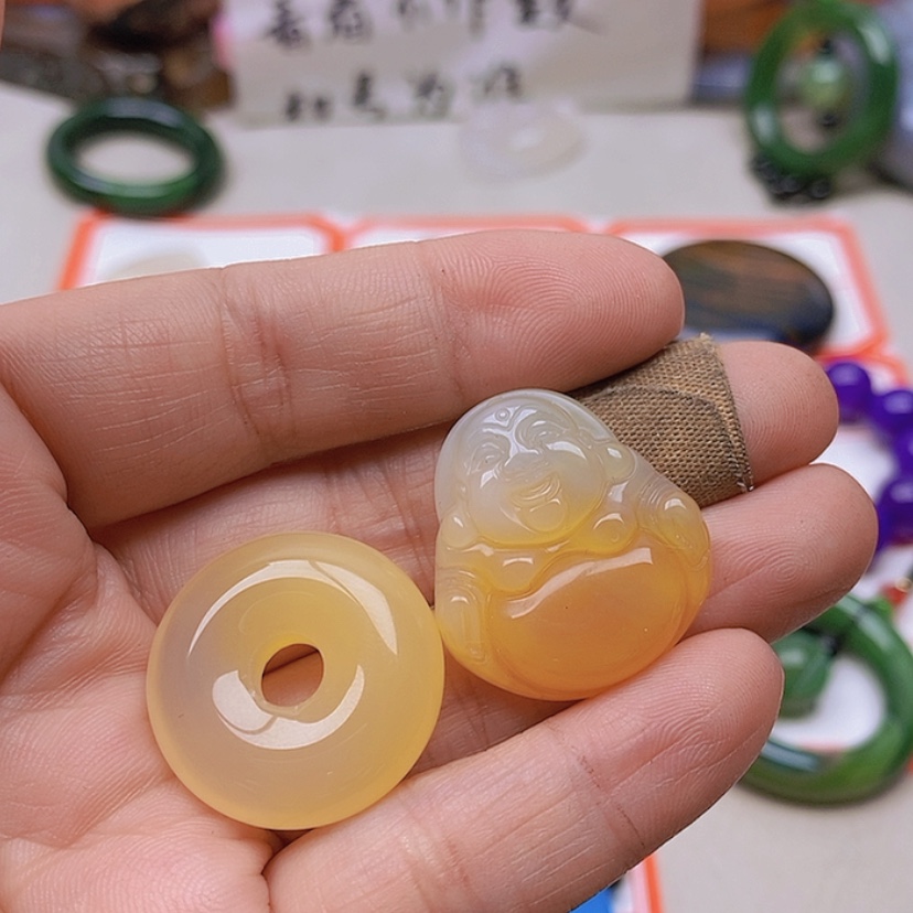 【闪购商品】未镶嵌玛瑙/玉髓珠宝半成品银****子