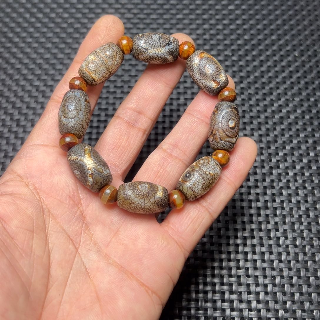 未镶嵌手链玛瑙/玉髓三*哥