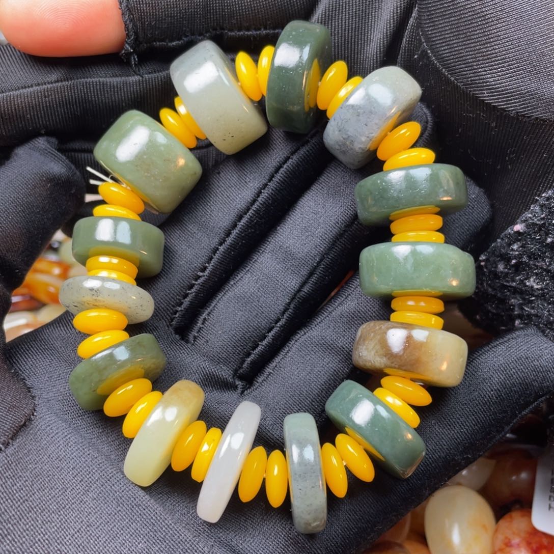 和田玉手链未镶嵌