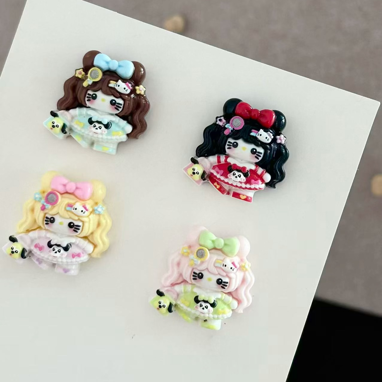 【小梨酱定制】米妮kt树脂配件手工diy配件创意手作定制树脂