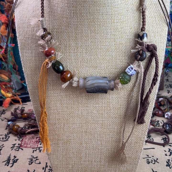 玛瑙/玉髓未镶嵌颈饰