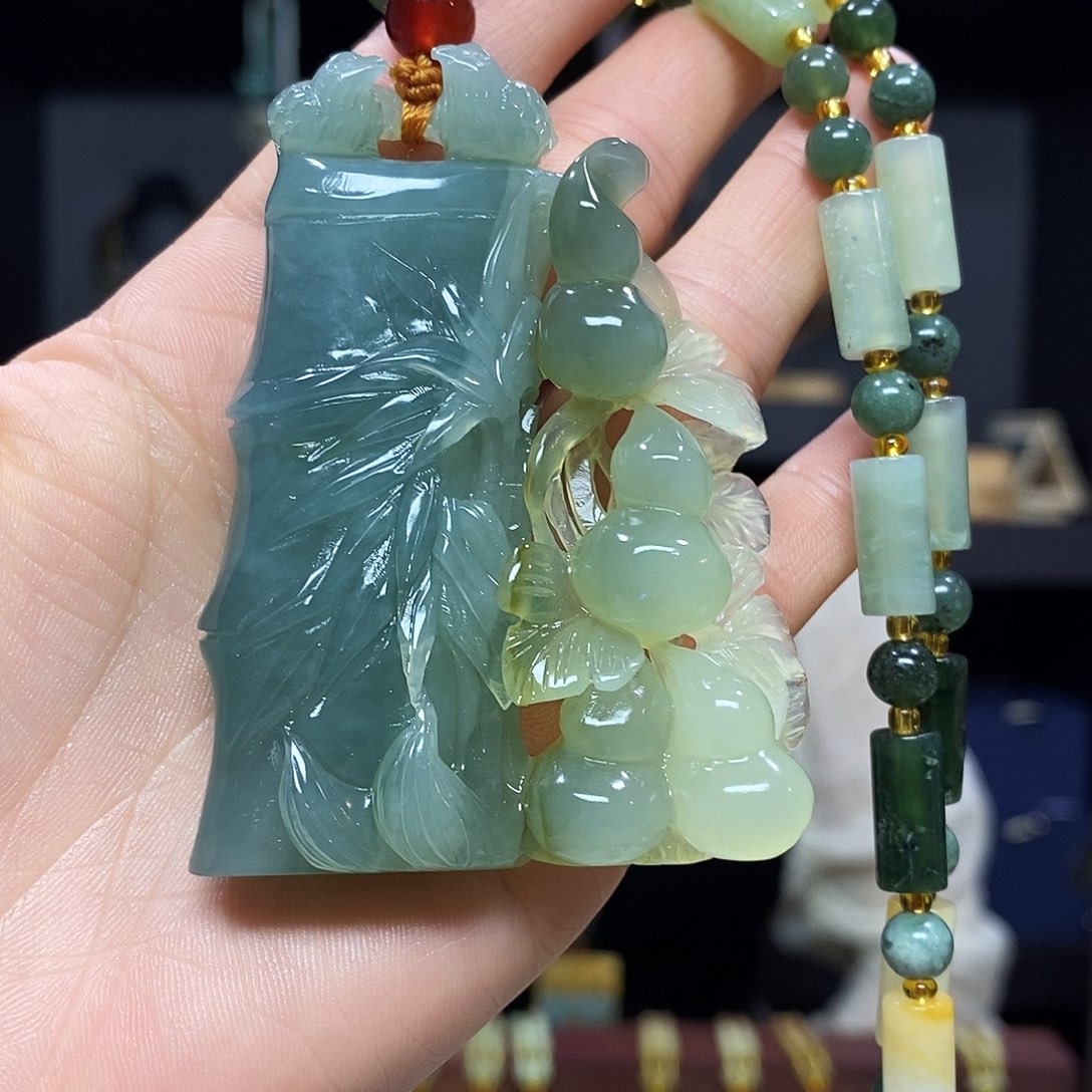 岫玉挂件吊坠未镶嵌