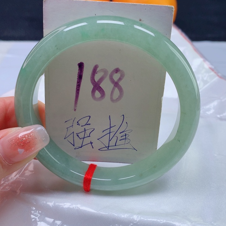 翡翠手镯未镶嵌缅甸天然a货翡翠58