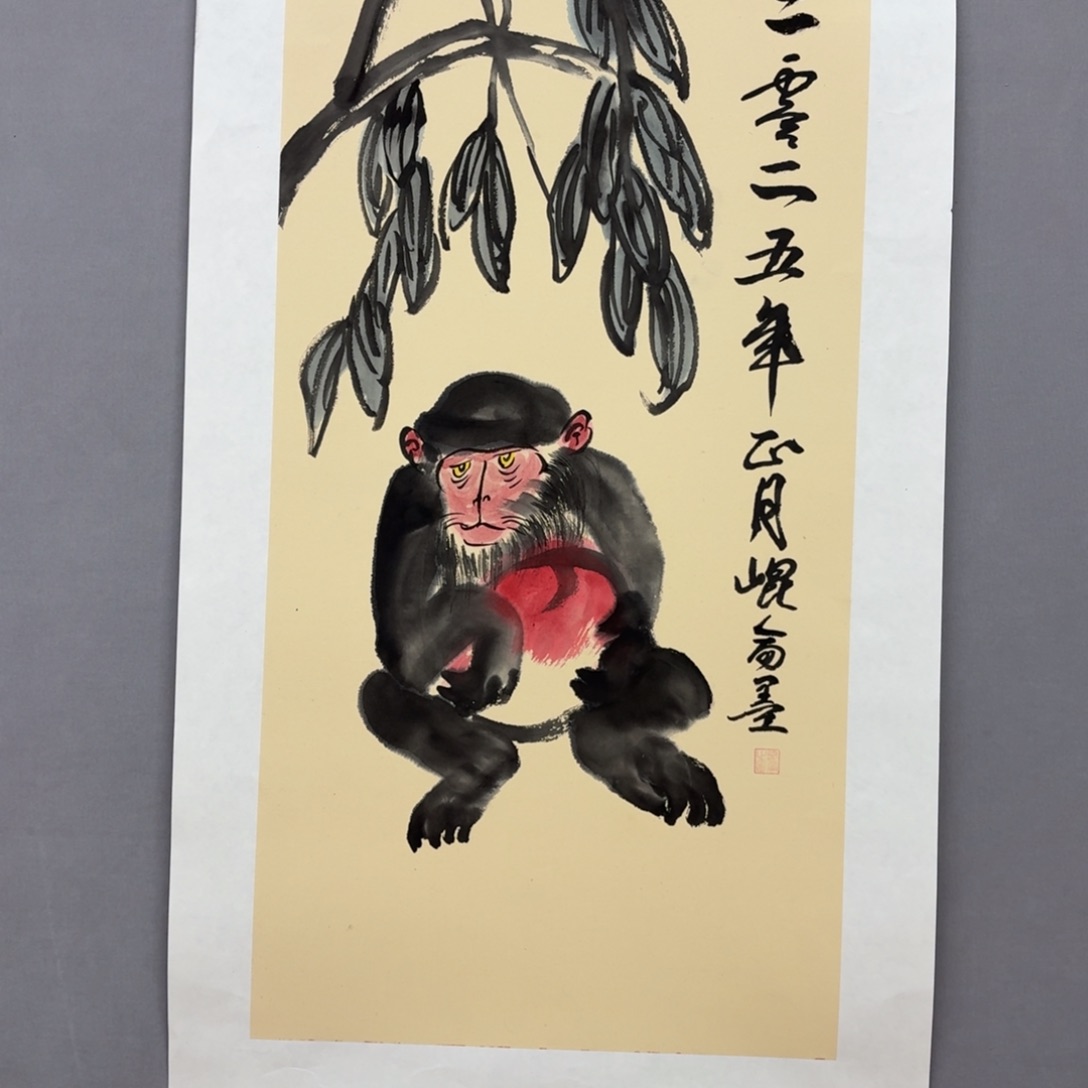 国画艺术家真人手绘