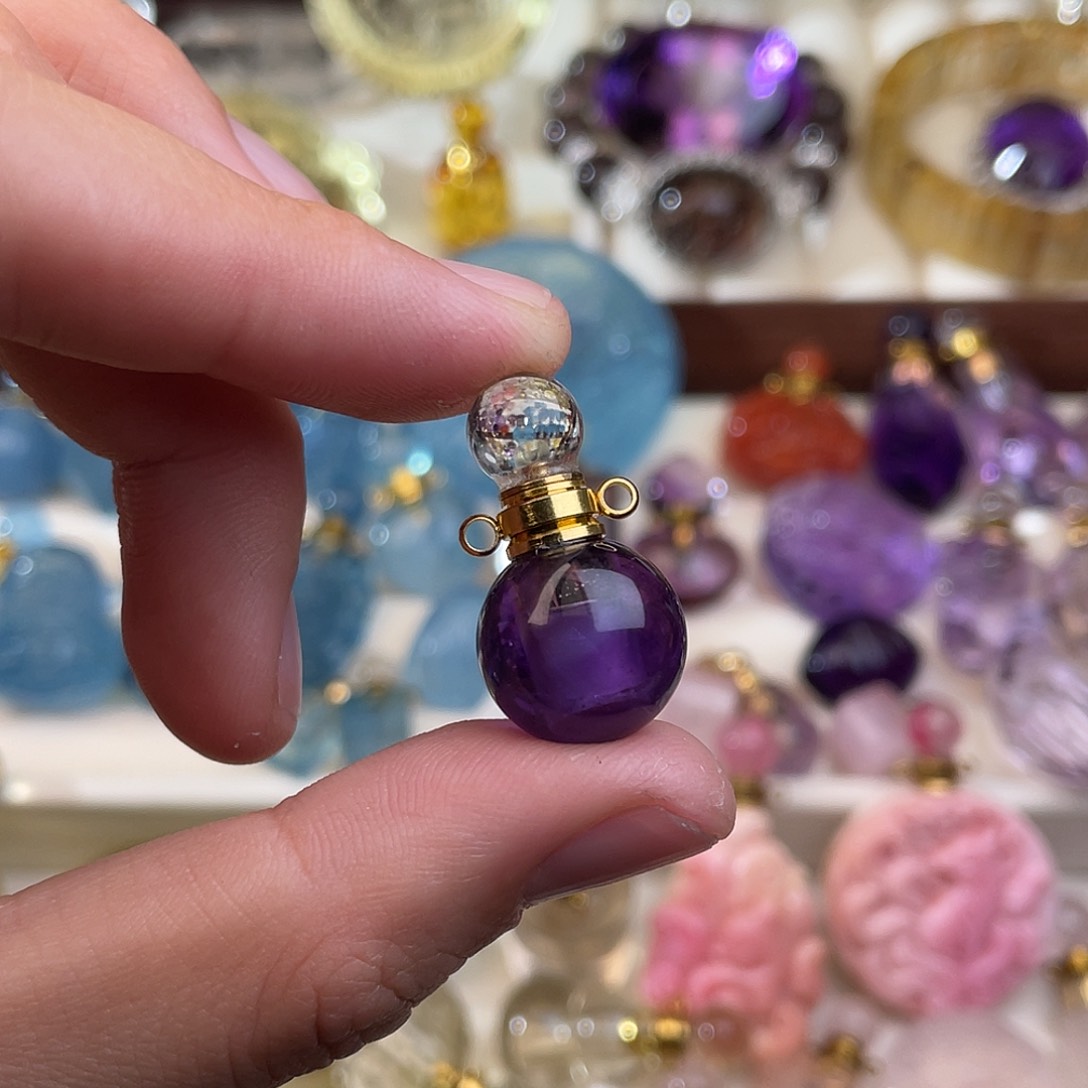 水晶颈饰未镶嵌天然水晶吊坠802