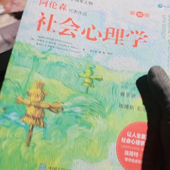 阿伦森社会心理学第10版。