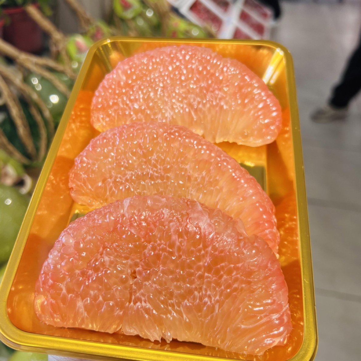 新鲜饱满清甜孕妇水果柚子泰国金柚绿皮红心