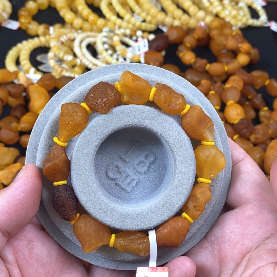 琥珀珠宝奇石未镶嵌天然的海漂籽