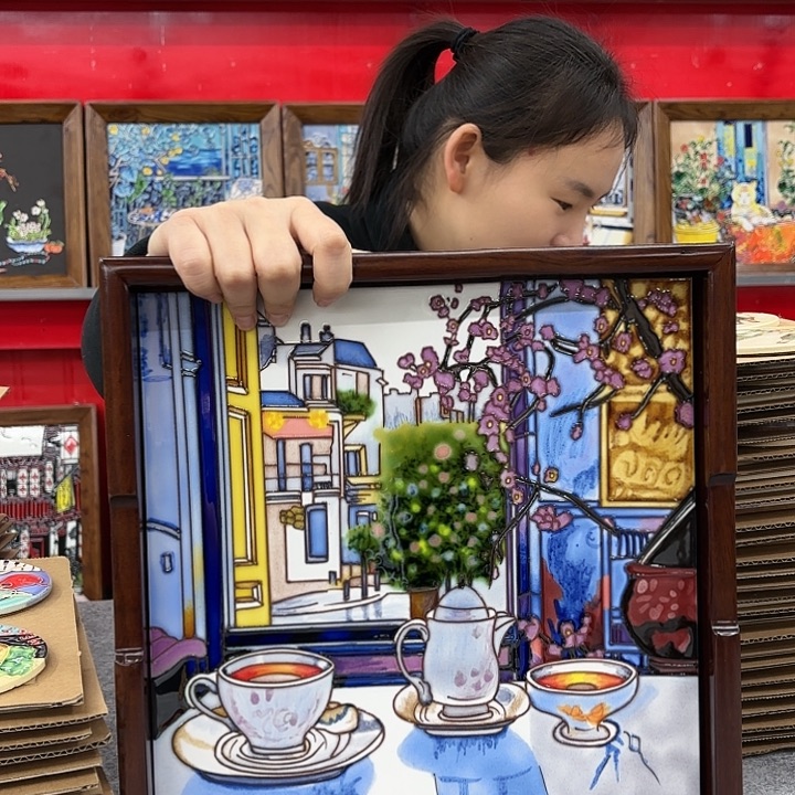 陶瓷板画33/33托盘