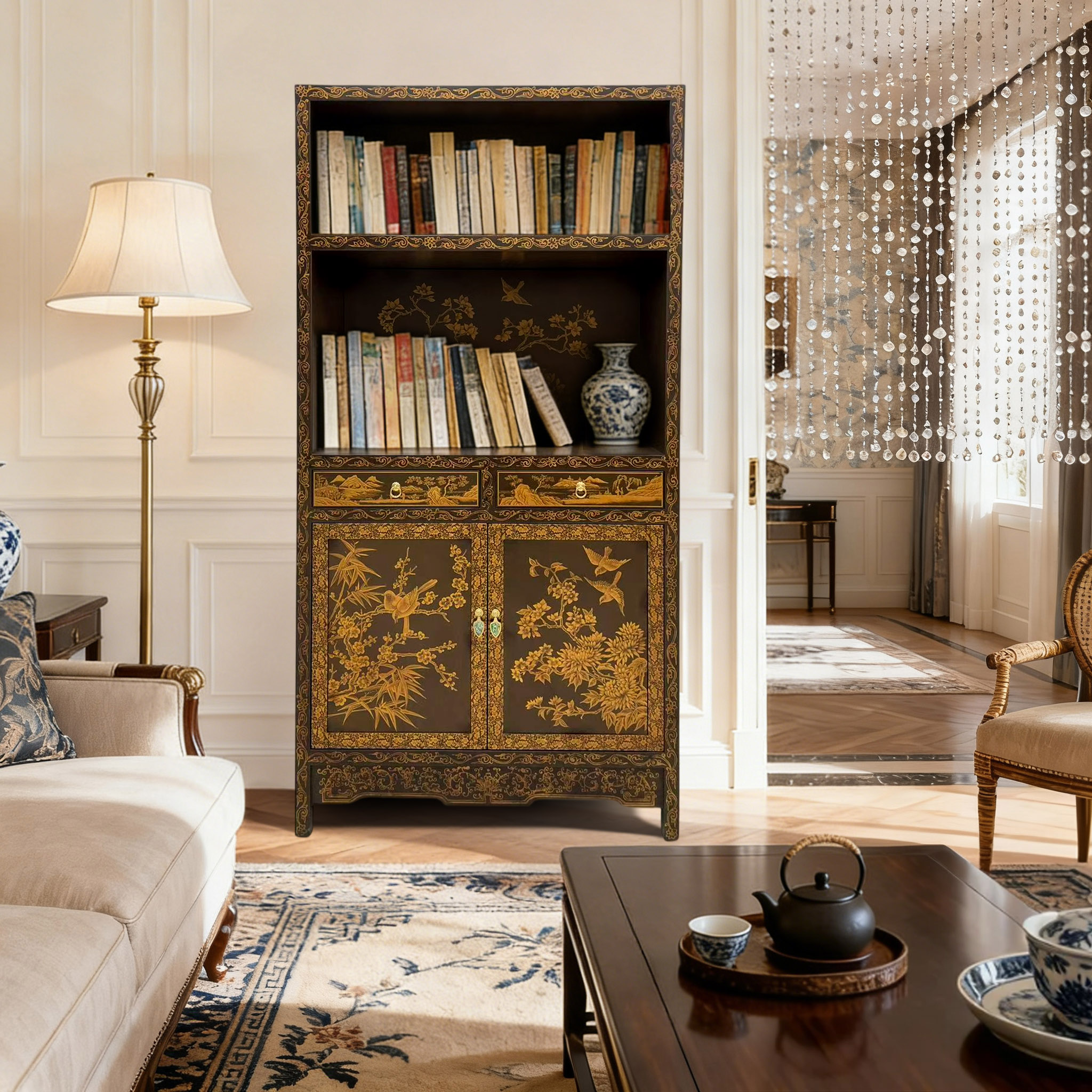 【本尼家】TS508玄关柜长100*宽40*高195cm