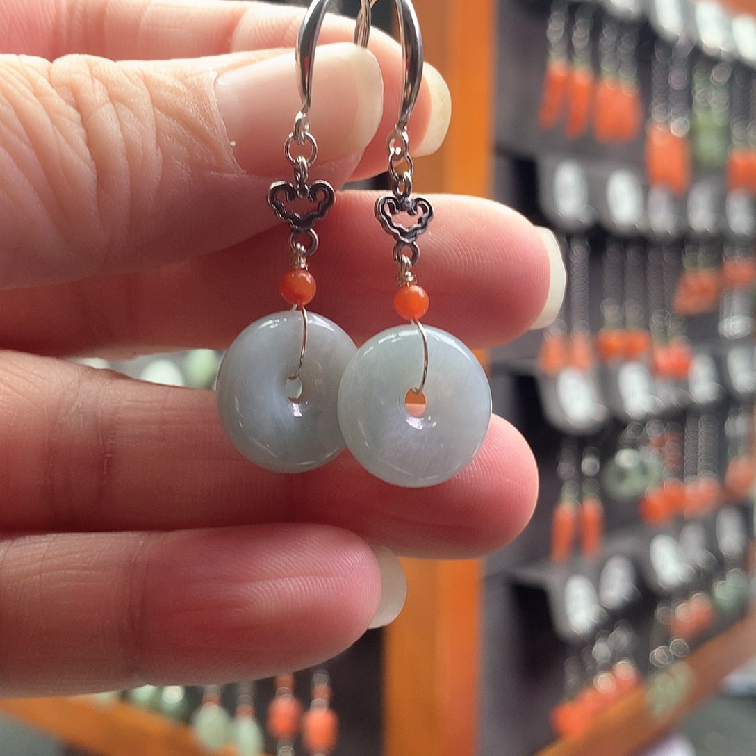 翡翠耳饰未镶嵌翡翠63