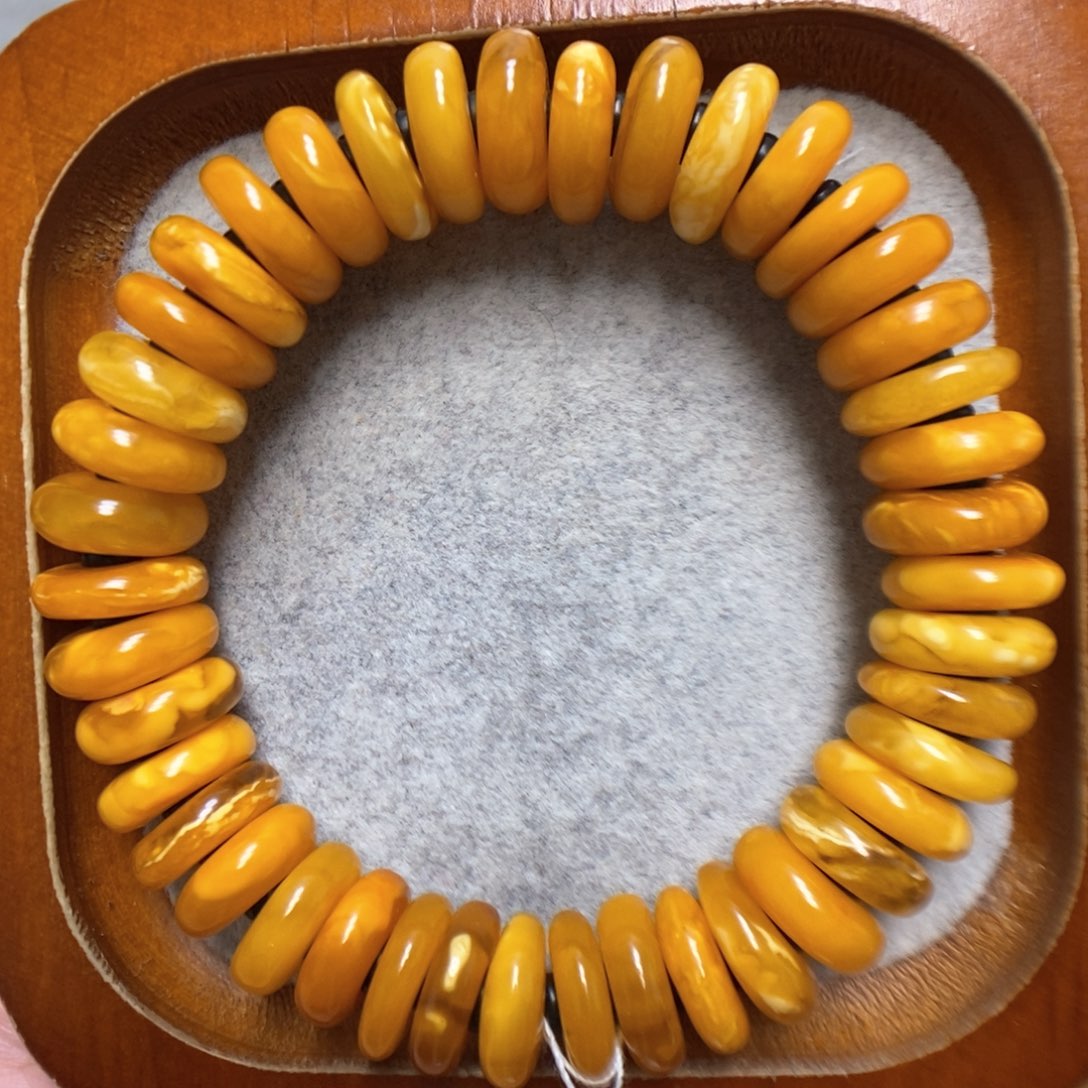 蜜蜡手串未镶嵌蜜蜡