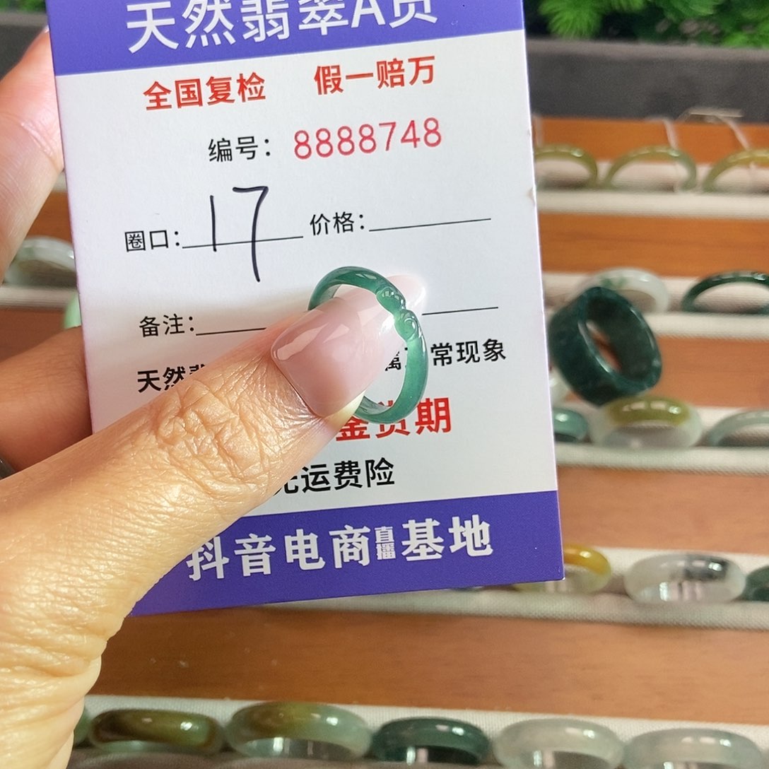 翡翠戒圈未镶嵌8748.....