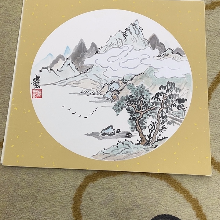 国画33-33卡纸作品艺