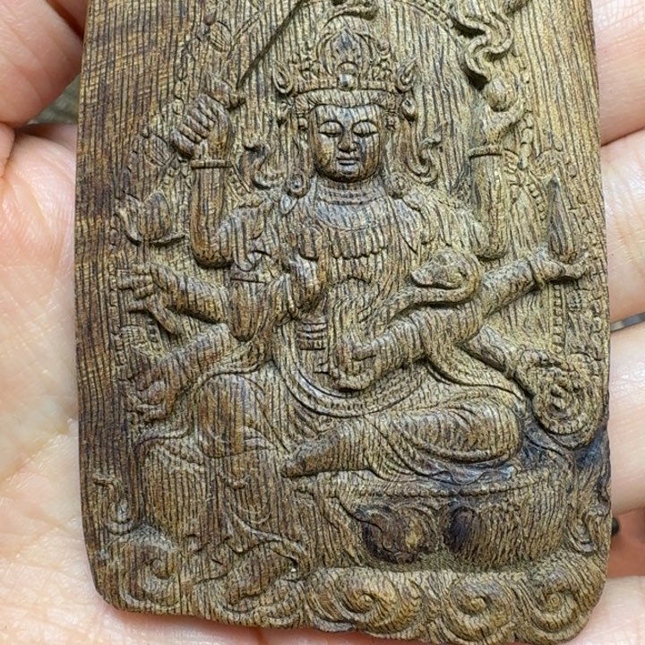 沉香吊坠馨安居沉香定制款